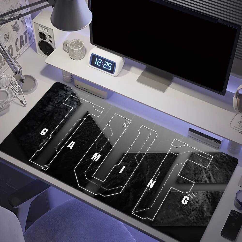 โลโก้แผ่นรองเมาส์ Anti-fray Home Custom Ergonomic Office ยางขนาดใหญ่โต๊ะ T-Tuf Gameing คีย์บอร์ด PC 