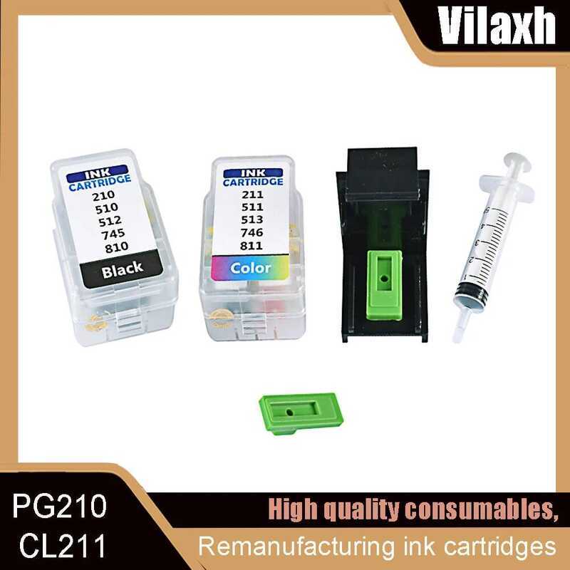 PG210 210XL CL211 211XL สมาร์ทสําหรับ Canon Pixma iP2700 iP2702 MP240 MX330 MX340 MX360 MX410 เครื่อ