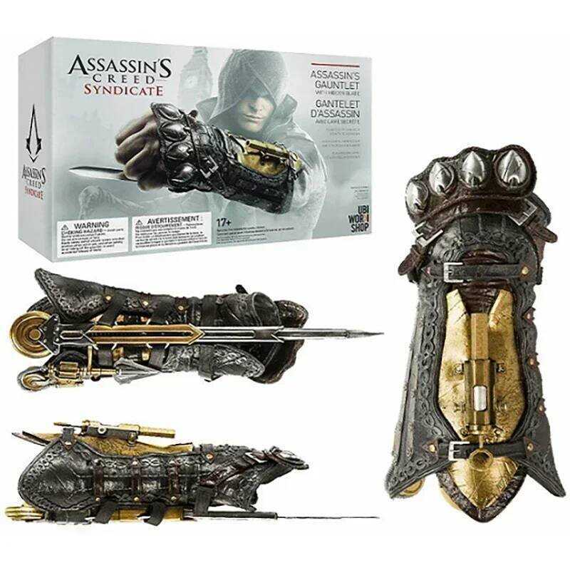 คอสเพลย์เกม Assassins Creed 6th Generation Arrows Edd ซ่อนใบมีด Prop สามารถดีดออกปาร์ตี้รุ่นของเล่นเ