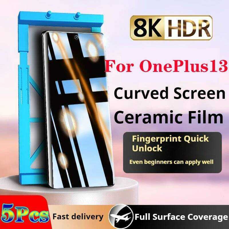 C Oneplus13 Privacy Curved Screen Protector For Oneplus 13 Ceramic Film Oneplus13 1+13 Anti-Peeping