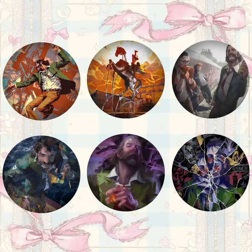Anime Disco เกม E-Elysium อะนิเมะเข็มกลัดน่ารักการ์ตูน Badge แจ็คเก็ตกางเกงยีนส์ Lapel Pin ของขวัญ A