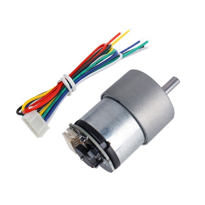 107/320Rpm 12V GM37-520 DC Photoelectric Encoder Gear Motor For Arduino Robot Car All Metal Motor R