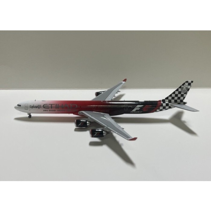 พร้อมสต็อก JC Wings 1: 400 Arthur Airlines A340-600 A6-EHJ โมเดลเครื่องบินโลหะผสมออกจากรุ่นพิมพ์