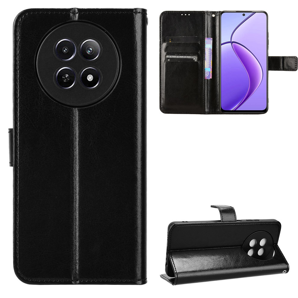 กระเป๋าสตางค์หนังสําหรับ OPPO Realme 13 12 Pro Plus 12 + 13 + 12X 12 Lite Flip Card Slot เคสโทรศัพท์