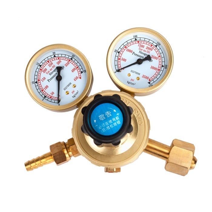 OBC-207 Nitrogen Gauge Pressure Reducing Valve Durable Anti-falling Nitrogen Regulator Nitrogen Ene