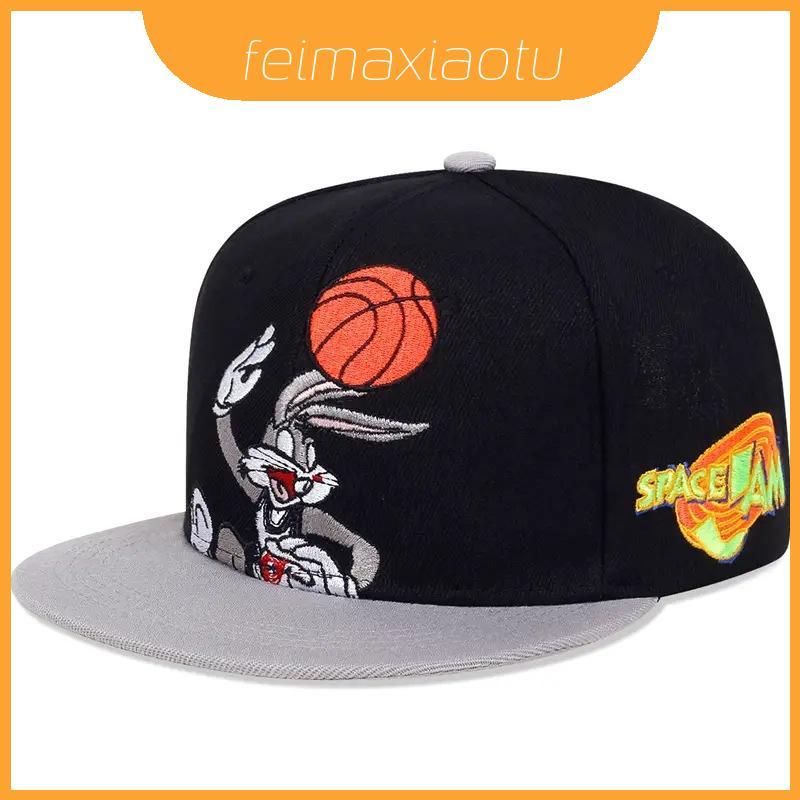 หมวกกีฬา Tune Squad พร้อมสายปรับได้และวัสดุผ้าฝ้ายสําหรับผู้ที่ชื่นชอบสตรีทแดนซ์