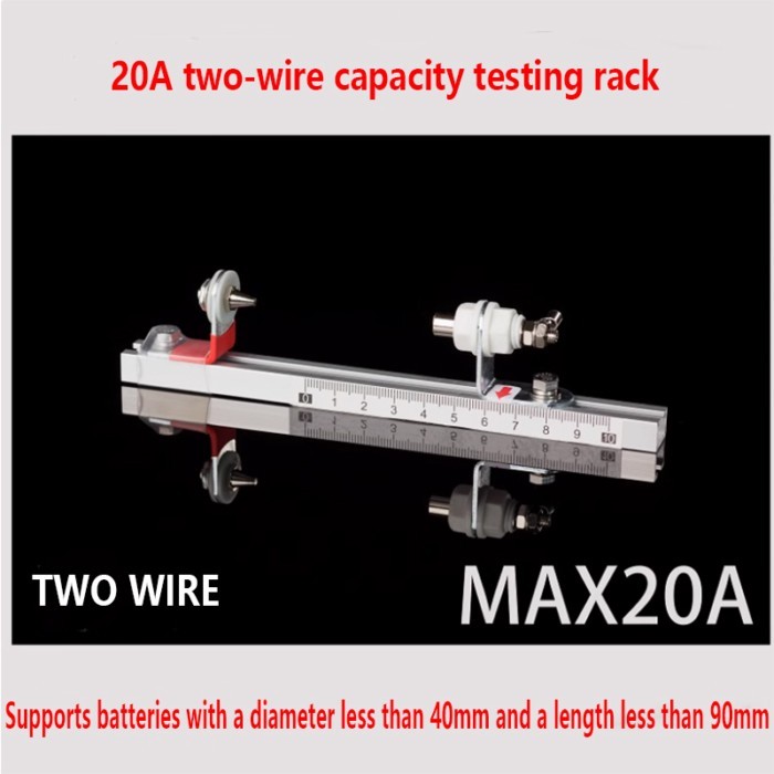 18650 Test Stand 26800 Lithium Battery 32650 Fixture 26650 Capacity 21700 Maximum Current 20A Suppo