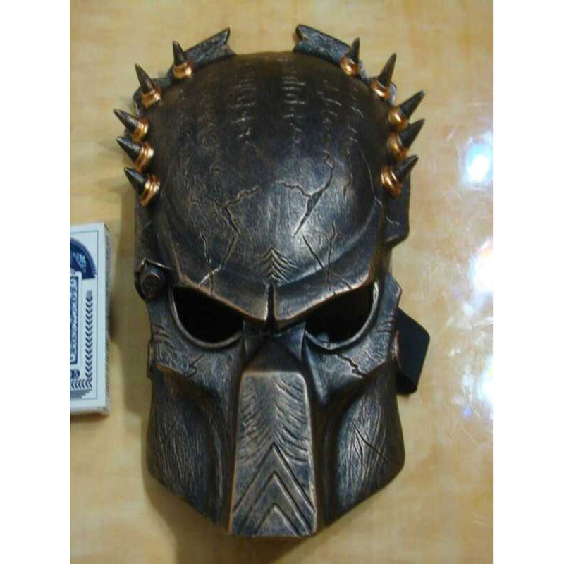 Predator Mask ฮาโลวีนสยองขวัญ Alien Solo Figure Berserker cos Predator Mask