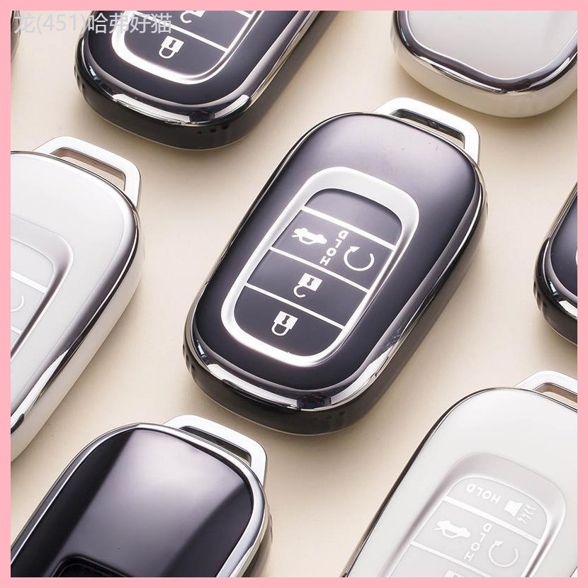 【2023-2025】 เหมาะสำหรับ Honda HRV ปลอกกุญแจ CRV ประเภท Civic Haoying Accord ZRV สำหรับผู้หญิง 2025