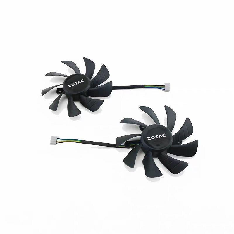 ใหม่ ZOTAC GTX1060 Mini P106-90 P106-100 พัดลมการ์ดกราฟิก T129215ซ.ซ