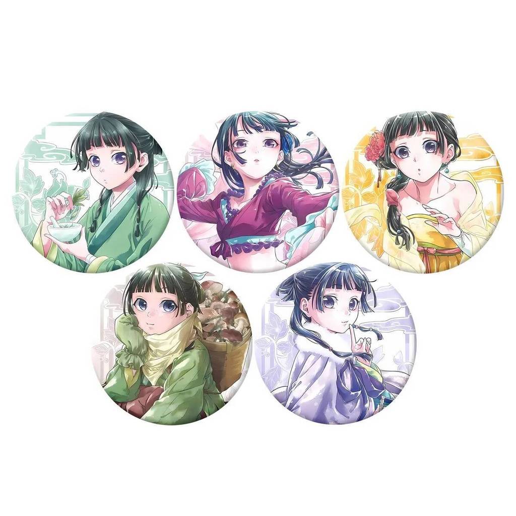อะนิเมะ Apothecary Diaries Maomao Apothecary Diaries คอสเพลย์ COSTUME Badge Pin SPTE Tinplate เข็มกล