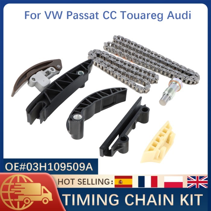 Timing Chain Kit For VW Passat CC Touareg Audi Q7 Porsche Cayenne 3.6L VR6 FSI Engine Rebuild Repla