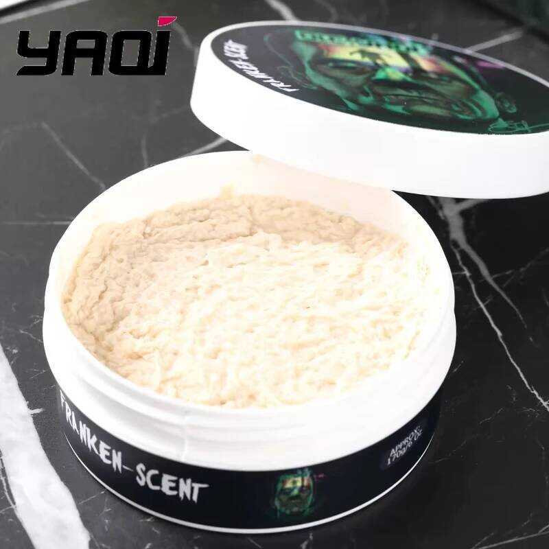 2026 YAQI 170g สบู่โกนหนวด YAQI ครีมโกนหนวด กลิ่นแฟรงเกน สำหรับผู้ชาย