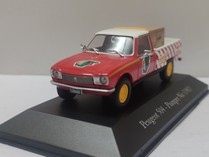 IXO 1: 43 Peugeot 504-Pumper Nic (1982) โมเดลรถอัลลอย