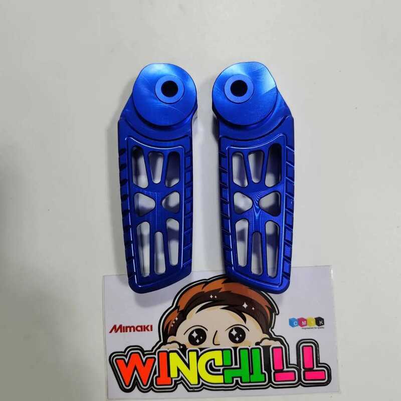 Zern8.1 พักเท้าหลัง จีออโน่ GEORNO งานcnc สีน้ำเงิน