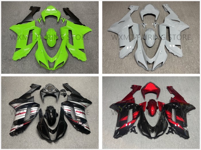 NEW ABS Motorcycle Injection mold Fairings Kit fit for Ninja ZX-6R 2007 2008 ZX6R zx 6r 636 2007 20