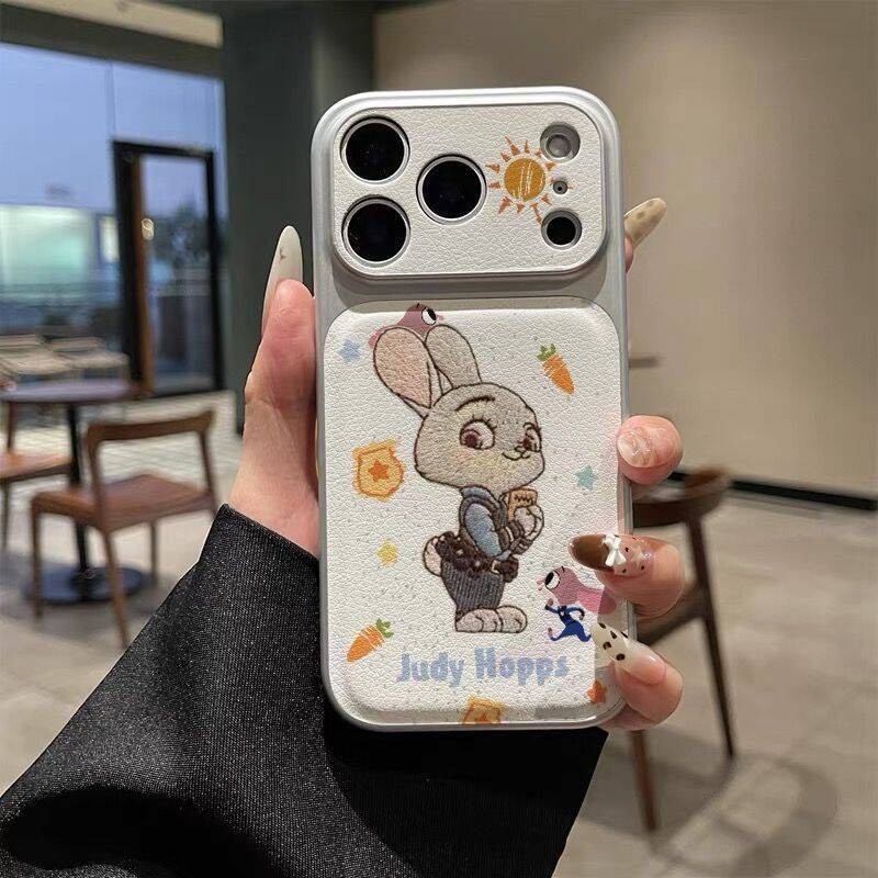 กระต่ายการ์ตูนกันกระแทกหนังนุ่มเคสโทรศัพท์สําหรับVIVO Y28 Y17 Y17S Y20S Y15S S17T
