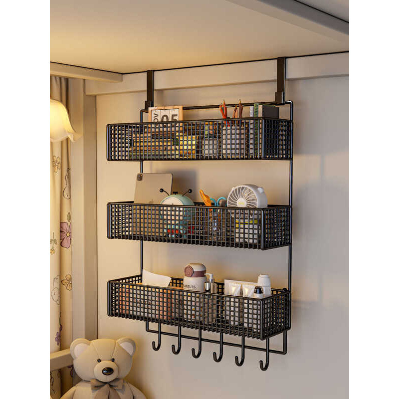 ☃ SUOBAI | No-Drilling Bedroom Hanging Shelf Bedside Storage Organizer