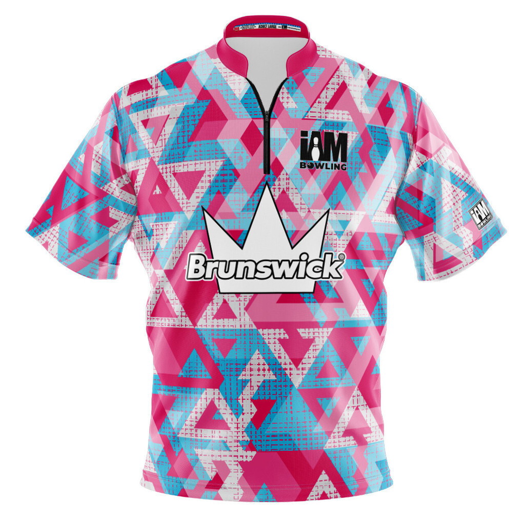 Brunswick DS Bowling Jersey - ออกแบบ 2112-BR Bowling jersey เสื้อโปโล