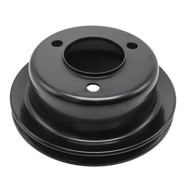 Crankshaft Pulley Engine Pump Pulley Single 1 Groove Black Steel For SB Ford 260 289 3 Bolt V8 1965