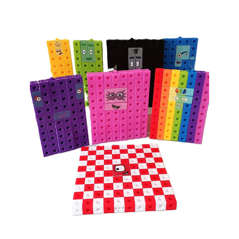 & Cube Number Blocks 1-100 Eduional Toy