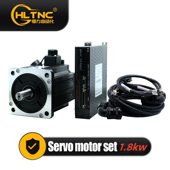 1.8KW 110 Servo Motor 110ST-M06030 6N.m 857ozin MAX18N.m 220V 3000RPM 6.0A + Drive T3DF RS485 220VA