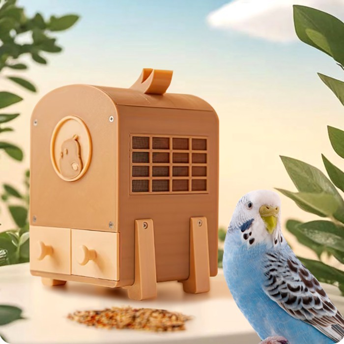 Parrot Grain Dehuller Bird Seed Shell Separator Portable Adjustable Wind Blower for Millet, Seed,
