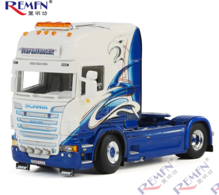 WSI 1: 50 01-1368 SCANIA รถบรรทุก SCANIA R (6) TOPLINE 4X2 Trailer รุ่น