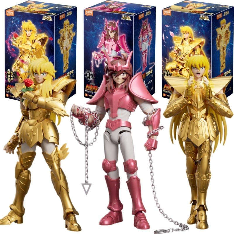 BLOKEGS Original Saint Seiya Andromeda Shun PISCES APHRODITE VIRGO SHAKA CHAMPION CLASS Action Figur