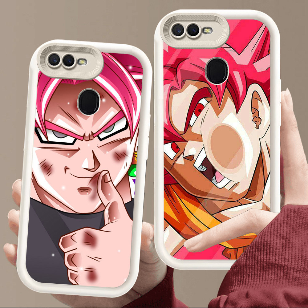 เคสสําหรับ OPPO A12 A5S A1K F5 A12E A7 F9 F7 A3S A5 A12s Pro นุ่มสีขาว E49 Dragon Ball Super