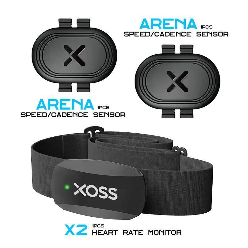 XOSS ARENA Speed Cadence Sensor X2 กับตัววัดอัตราการเต้นของหัวใจ ใช้งานได้กับจักรยาน GPS คอมพิวเตอร์