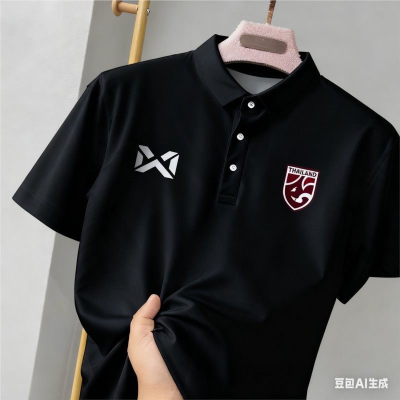 เสื้อโปโลสีดำสไตล์มินิมอลสำหรับผู้ชาย เหมาะสำหรับสวมใส่ในทุกกิจกรรมกลางแจ้ง