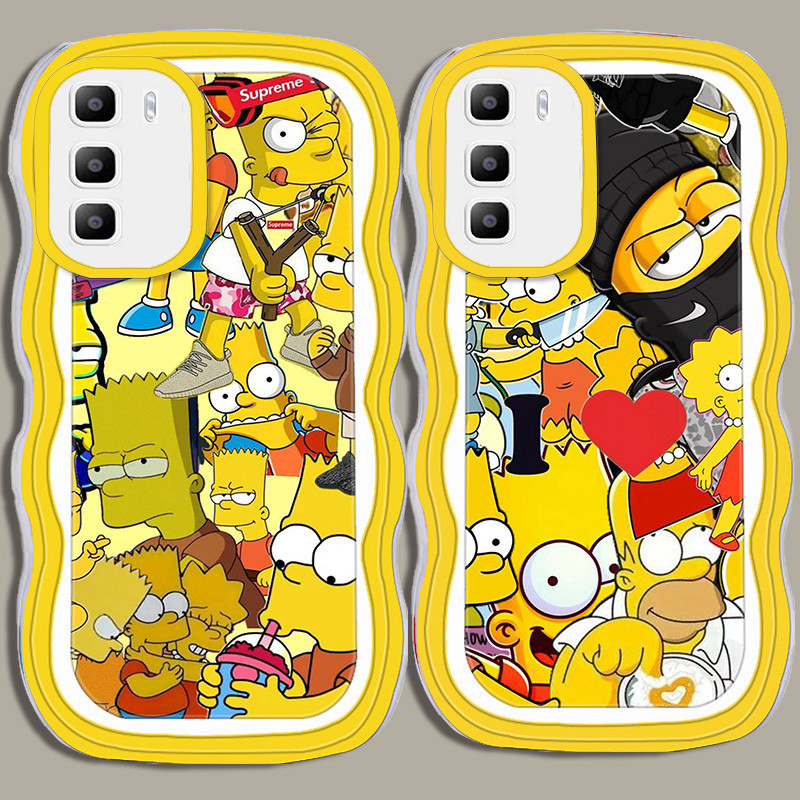 A-40 เคส Simpson TPU สําหรับ Realme C65 14X C71 C75 เคสใส