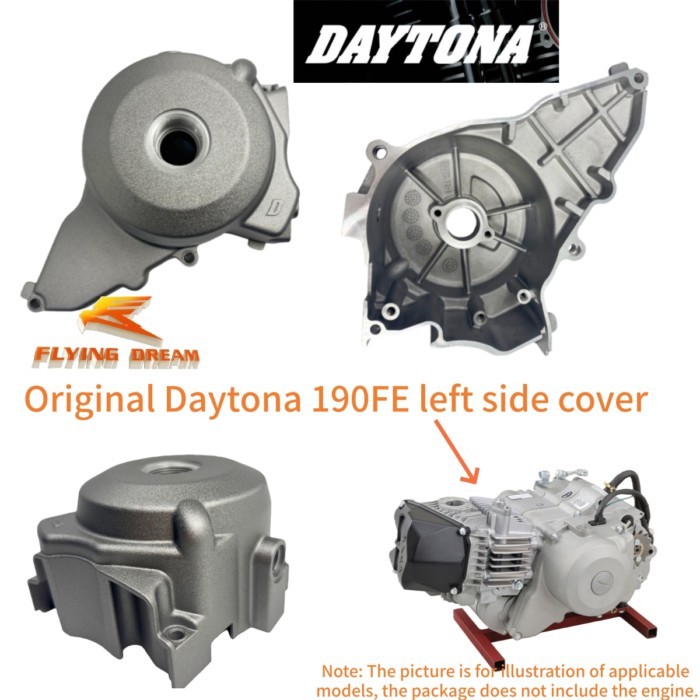 Original Daytona Engine left side cover suitable for Daytona 190cc ANIMA 190FE E-start/5speed/with