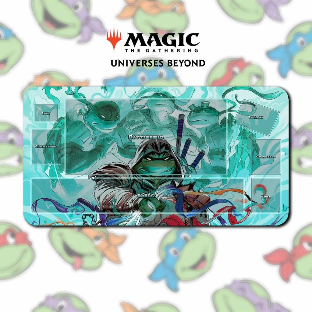 Playmat Last Ronin - MTG Magic The Gathering x TMNT เต่านินจาวัยรุ่นอะนิเมะ Battle การ์ดเกม Mousepad