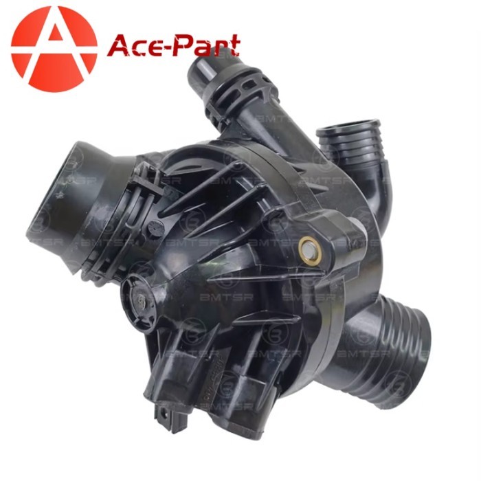11537601158 Engine Coolant Thermostat For BMW E82 E88 135i E90 E92 E93 335i X5 E70 xDrive 30i 35i 4