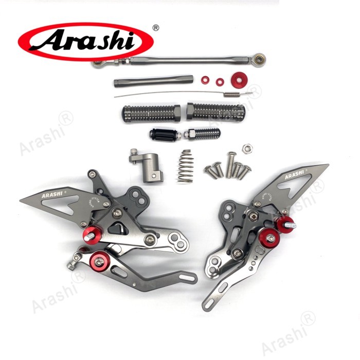 Arashi Rearset For HONDA CBR650F / CBR650R / CB650R Adjustable Footrests CBR 650 R 2019-2025 Motor