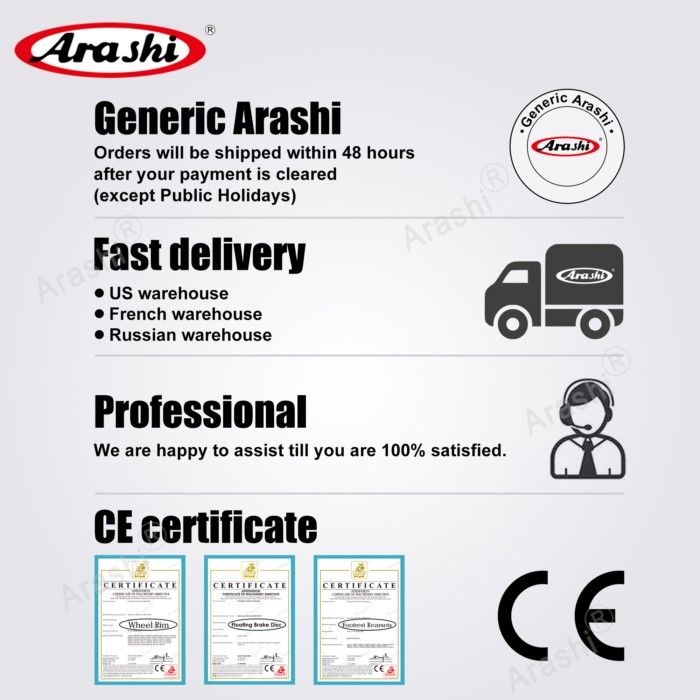 ARASHI ZRX S 1200 2001-2006 CNC Front Brake Rotors Floating Disc For Kawasaki ZRXS1200 ZRX1200S 200