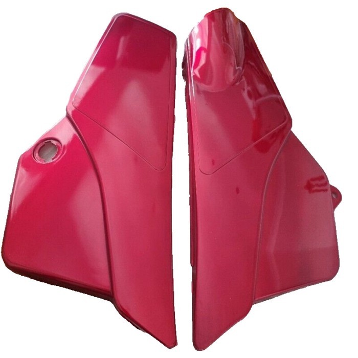 RED Left & Right Enduro Side Cover Panel For YAMAHA DT125 DT175 1985-05 18G-21721-00