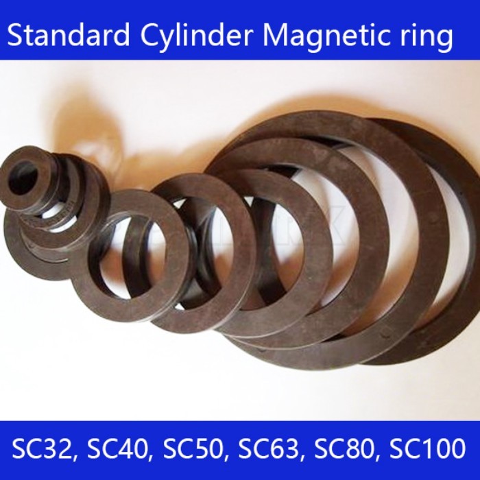 2Pcs Special Magnetic Cylinder Sc Series Cylinder Magnet SC32, SC40, SC50, SC63, SC80, SC100, SC125