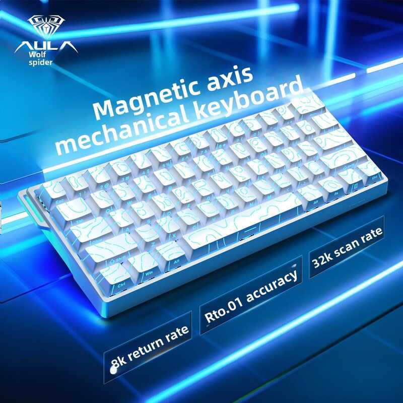 คีย์บอร์ดแมคคานิคอล Aula Win60he แบบมีสาย คีย์บอร์ดเกมมิ่งสำหรับอีสปอร์ต Win60 HE คีย์บอร์ดแบบปรับแ