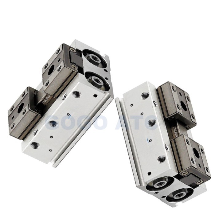 GOGO Double acting air cylinder MHF2-16D MHF2-16DR bore 16mm Axial/Side piping type mini low profil