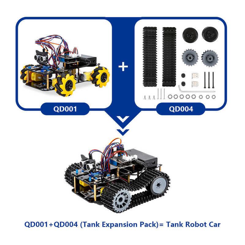 Mecanum Wheel Camera Iot Wifi STEM STEAM Programming Smart Robot Car Kit For School Project Arduino