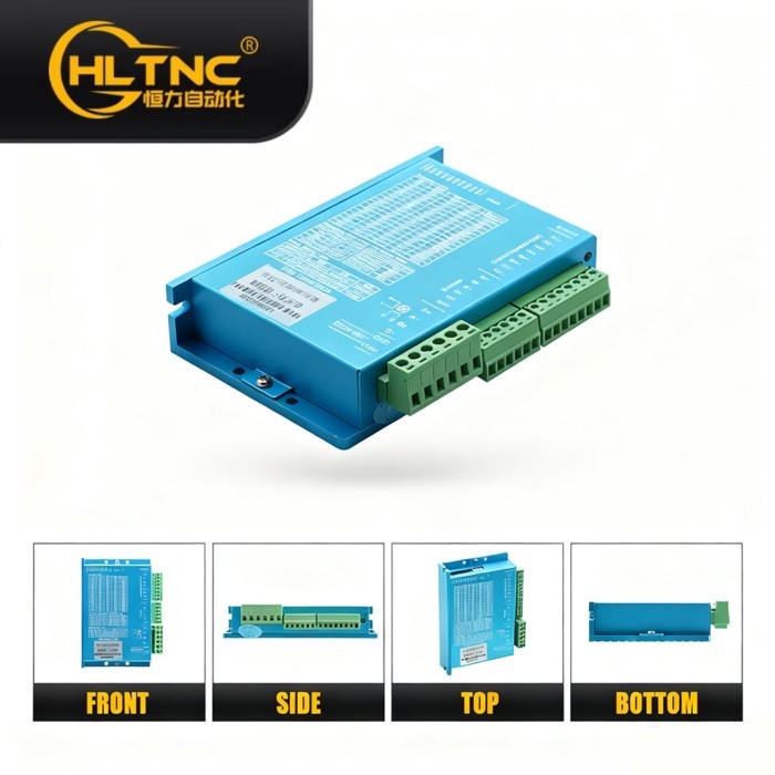 Stepper Motor Driver SL42D SL57D 0-200kHz DC24-80V 51200ppr 6A Suit for Nema 17 Nema 23/24 Closed l