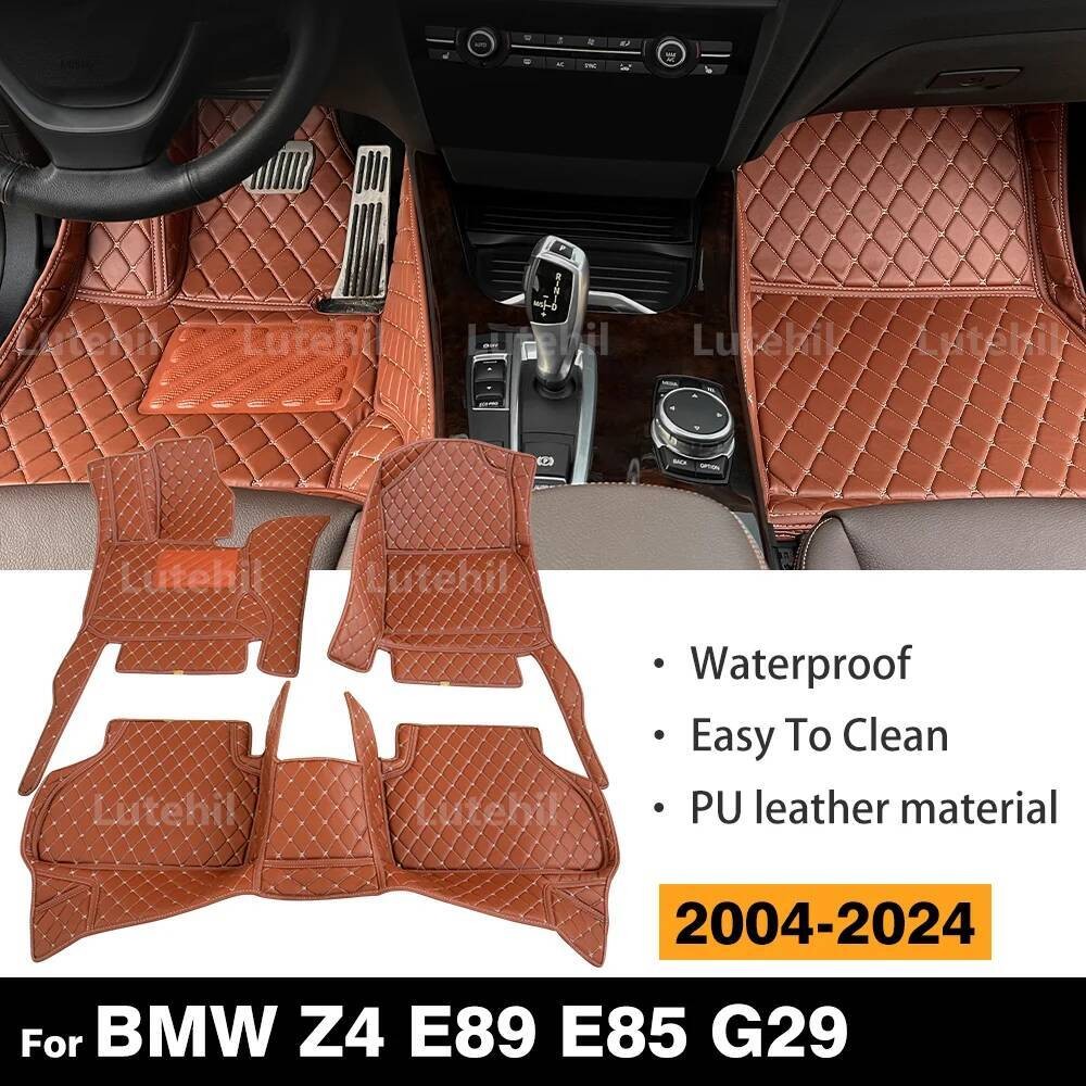 สําหรับ BMW Z4 E89 E85 G29 2004-204 Custom รถพรมรถยนต์ฝาครอบอุปกรณ์ตกแต่งภายในป้องกัน