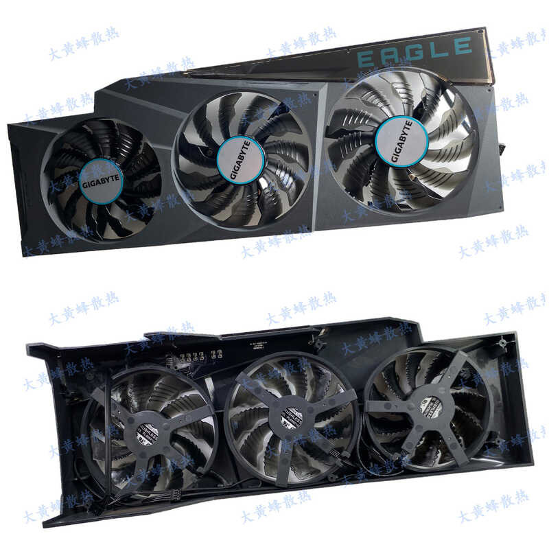 ยี่ห้อใหม่ GIGABYTE/GIGABYTE RTX3080 3080ti 3090 EAGLE Falcon แผงพร้อมพัดลม