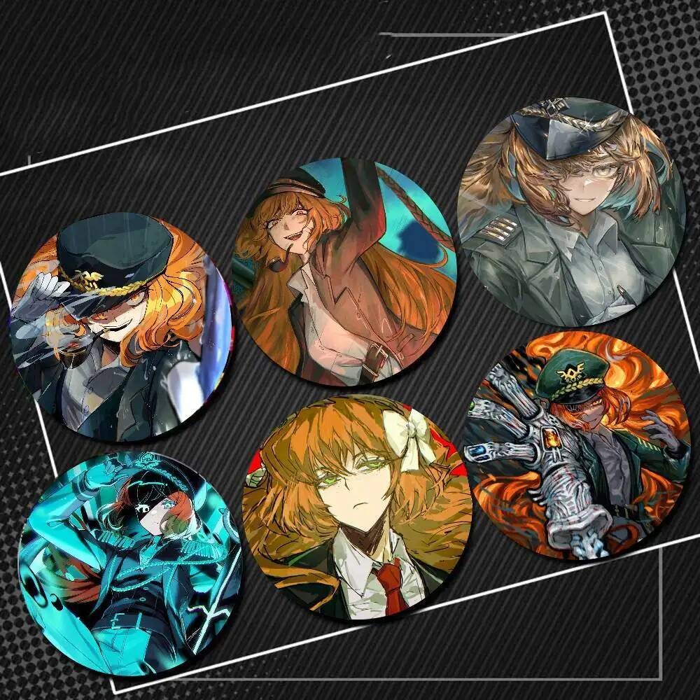 Ismael เกมเคลื่อนไหว I-limbus ป้ายบริษัทอะนิเมะรอบป้ายเลเซอร์การ์ตูนเข็มกลัดเสื้อผ้ากระเป๋าเป้สะพายห