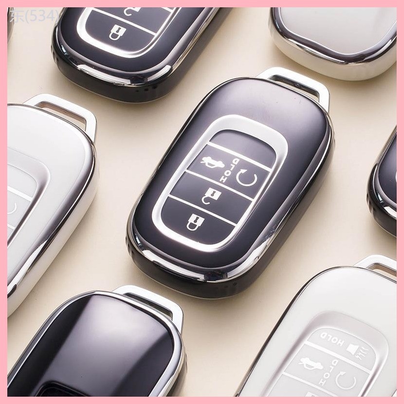 【2021-2025】 เหมาะสำหรับ Honda HRV ปลอกกุญแจ CRV ประเภท Civic Haoying Accord ZRV สำหรับผู้หญิง 2025