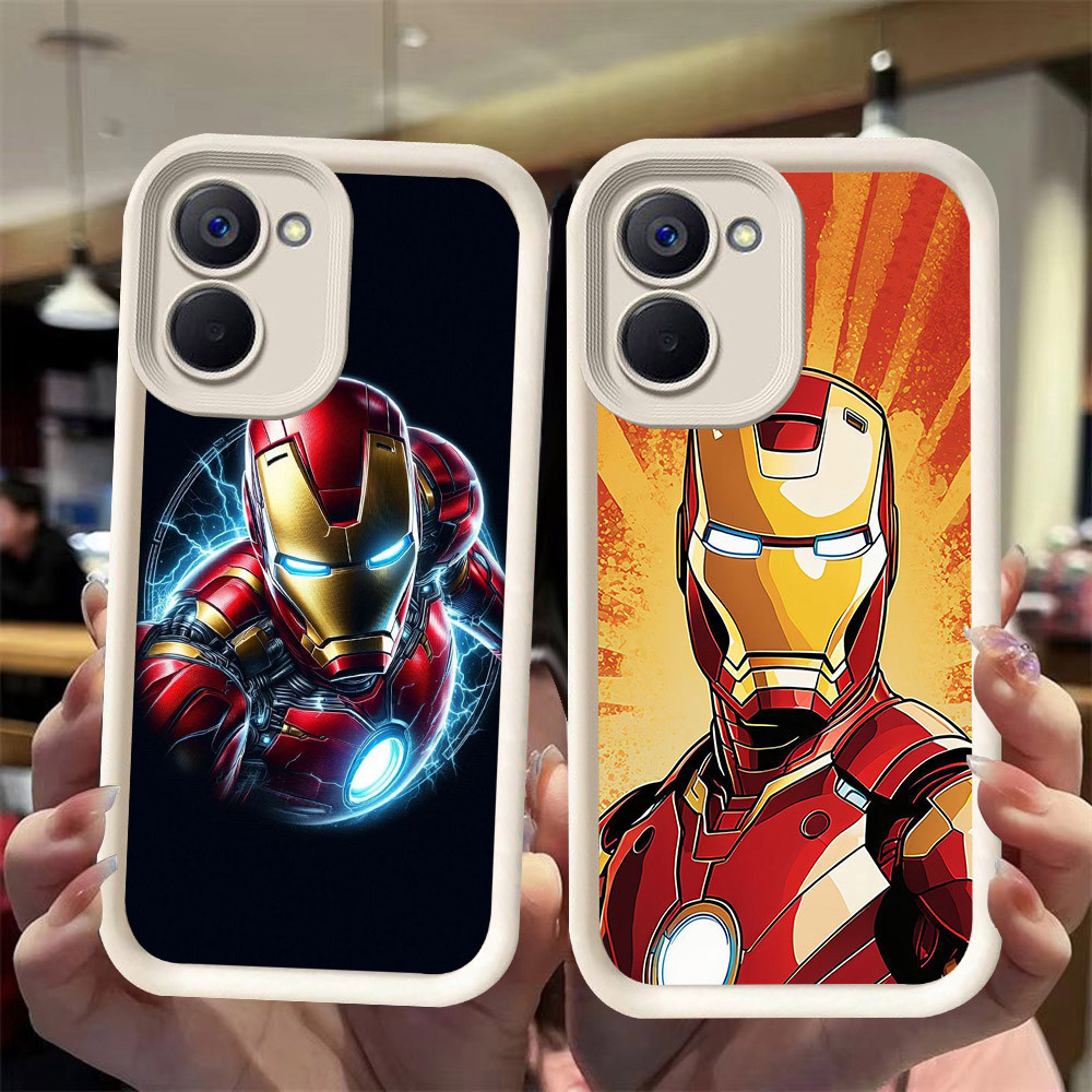J-28 Iron Man ดำขาวชมพูเคสโทรศัพท์หรับ VIVO Y28S Y36 Y27S Y27 5G