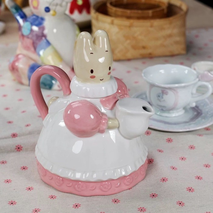 The Sanrio Jasmine Rabbit Coffee Pot Is A สินค้ายอดนิยม That Combines Girlish Appeal With Practicality
